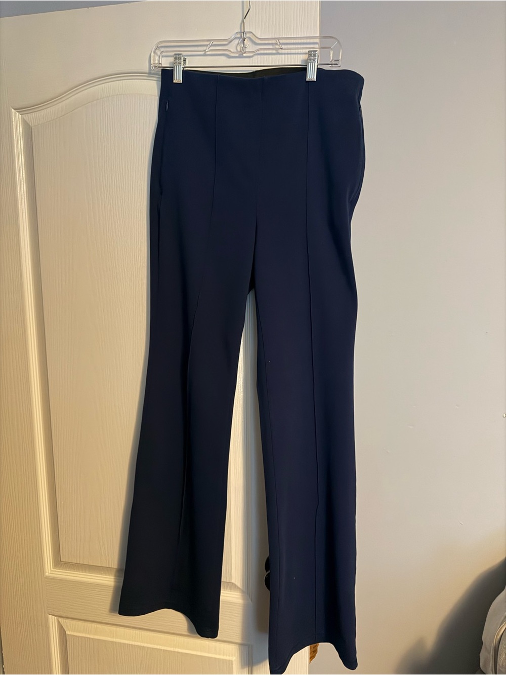 Lands' End Dark Navy Flare Dress Pants